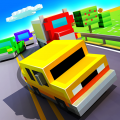 Blocky Highway: Traffic Racing (Мод, Много денег)