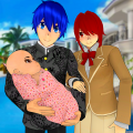 Anime Family Simulator: Pregnant Mother Games 2021 (Мод, Много денег)
