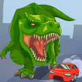 Jurassic Dinosaur: City rampage (мод, Много денег)