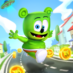Gummy Bear Run-бесконечный бег (Мод, Много денег)