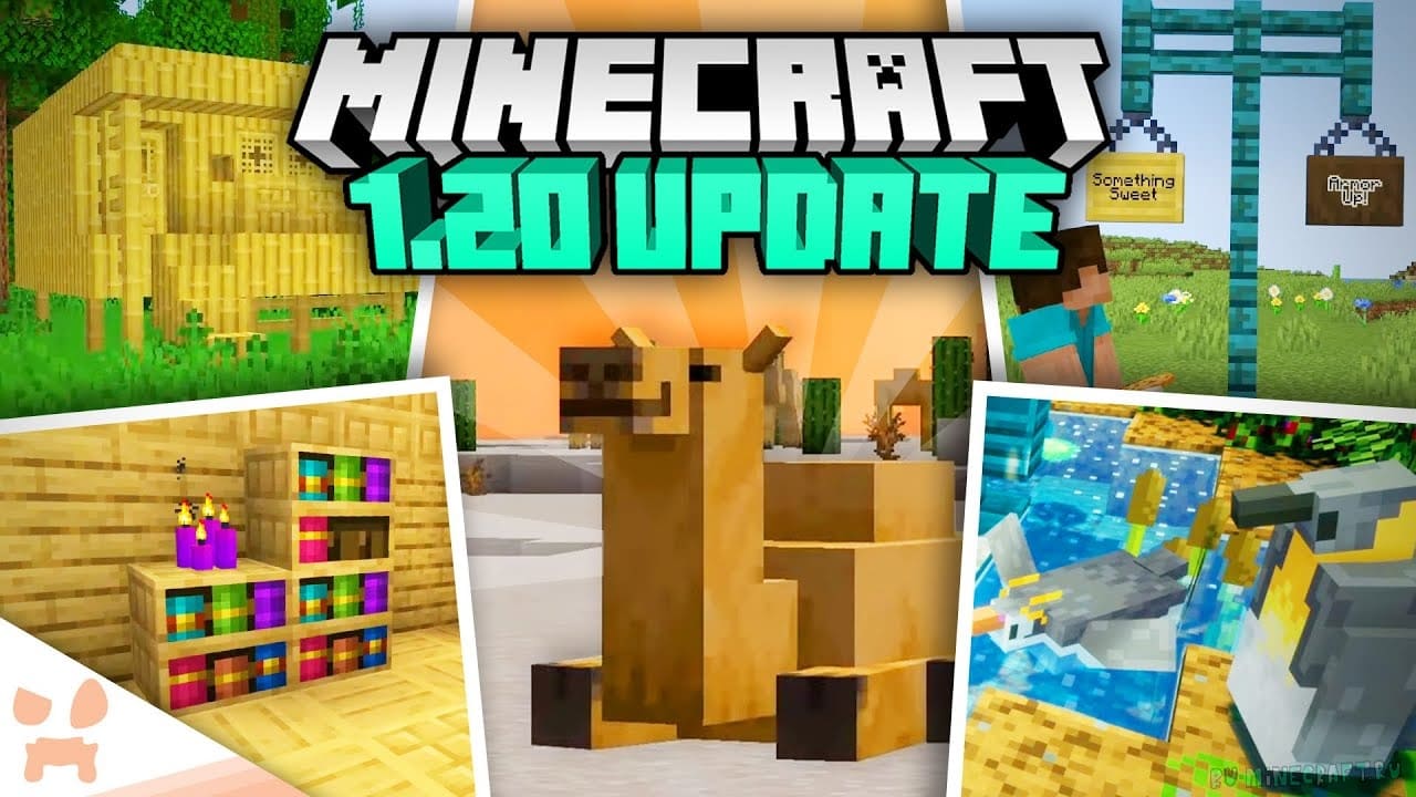 Обновление Minecraft 1.20 официально является обновлением Trails and Tales, которое выйдет позже в этом году