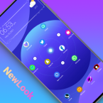 Newlook Launcher - Galaxy Star (Мод, Premium Unlocked)
