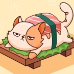 Sushi Cat Cafe: Idle Food Game (Мод, Без рекламы)