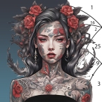 Tattoo Game - Color By Number (Полная версия)