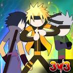 Stickman Ninja - 3v3 Battle Arena (Мод, Много денег)