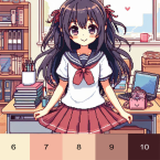 Sakurani Anime School PixelArt (Полная версия)