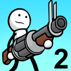 One Gun 2 Stickman (Мод, Много денег)